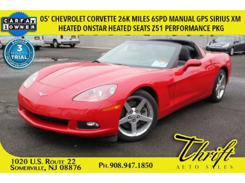 Precision Red Chevrolet Corvette Coupe.  Click to enlarge.