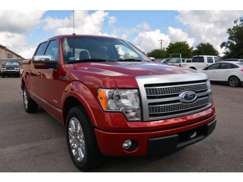 Red Candy Metallic Ford F150 Platinum SuperCrew.  Click to enlarge.