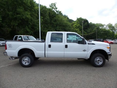Oxford White Ford F250 Super Duty XL Crew Cab 4x4.  Click to enlarge.