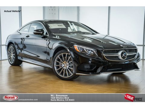 Black Mercedes-Benz S 550 4Matic Coupe.  Click to enlarge.