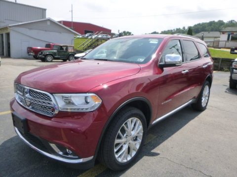 Deep Cherry Red Crystal Pearl Dodge Durango Citadel AWD.  Click to enlarge.