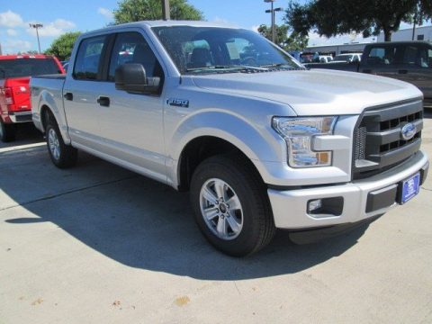 Ingot Silver Metallic Ford F150 XL SuperCrew.  Click to enlarge.