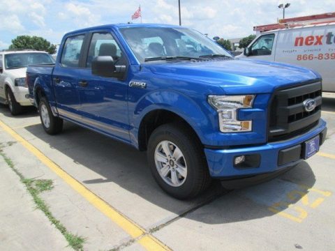 Blue Flame Metallic Ford F150 XL SuperCrew.  Click to enlarge.