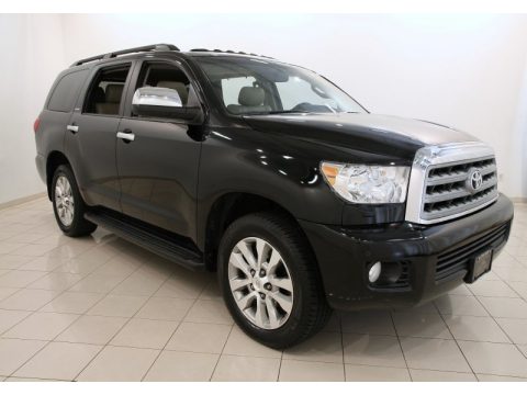 Black Toyota Sequoia Limited 4WD.  Click to enlarge.