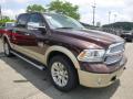 Front 3/4 View of 2015 Ram 1500 Laramie Long Horn Crew Cab 4x4 #10