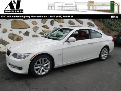 Alpine White BMW 3 Series 328i xDrive Coupe.  Click to enlarge.