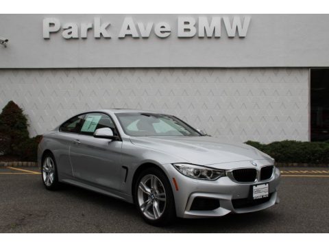 Glacier Silver Metallic BMW 4 Series 428i xDrive Coupe.  Click to enlarge.