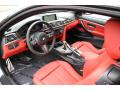  2015 BMW 4 Series Coral Red/Black Highlight Interior #10