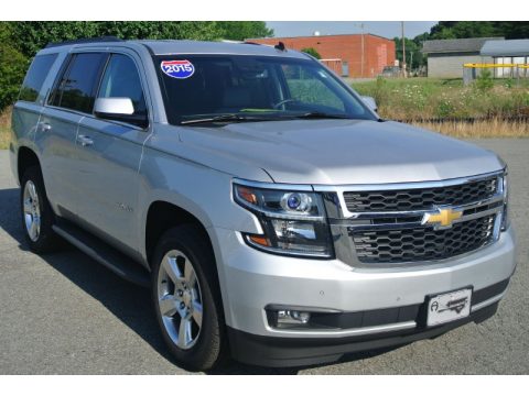 Silver Ice Metallic Chevrolet Tahoe LT 4WD.  Click to enlarge.