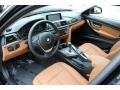  2015 BMW 3 Series Saddle Brown Interior #10
