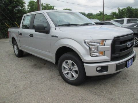 Ingot Silver Metallic Ford F150 XL SuperCrew.  Click to enlarge.