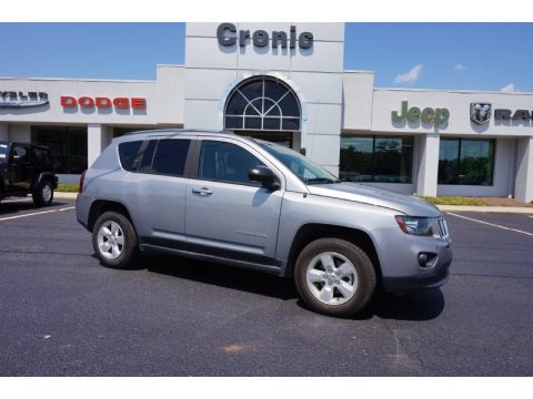 Billet Silver Metallic Jeep Compass Sport.  Click to enlarge.