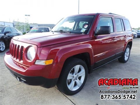 Deep Cherry Red Crystal Pearl Jeep Patriot Sport.  Click to enlarge.