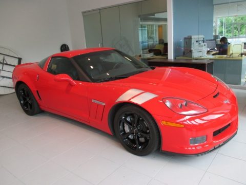 Torch Red Chevrolet Corvette Grand Sport Coupe.  Click to enlarge.