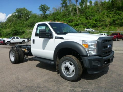 Oxford White Ford F450 Super Duty XL Regular Cab Chassis.  Click to enlarge.