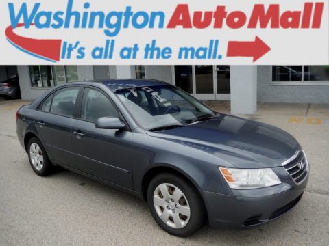 Slate Blue Hyundai Sonata GLS.  Click to enlarge.