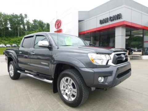 Magnetic Gray Metallic Toyota Tacoma V6 Double Cab 4x4.  Click to enlarge.