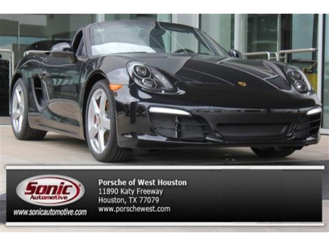 Jet Black Metallic Porsche Boxster S.  Click to enlarge.