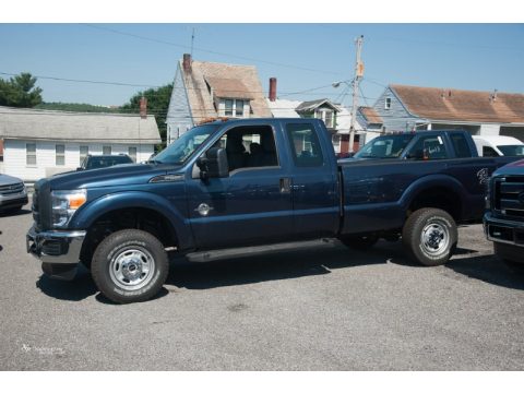 Blue Jeans Ford F250 Super Duty XL Super Cab 4x4.  Click to enlarge.