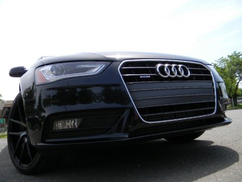Brilliant Black Audi A4 2.0T quattro Sedan.  Click to enlarge.
