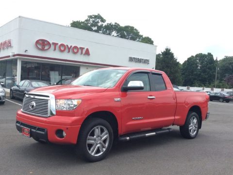 Radiant Red Toyota Tundra Limited Double Cab 4x4.  Click to enlarge.