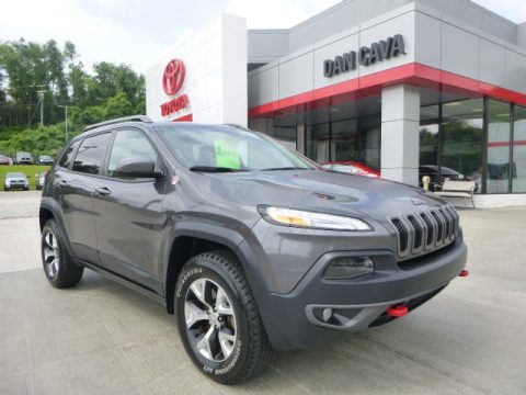 Granite Crystal Metallic Jeep Cherokee Trailhawk 4x4.  Click to enlarge.