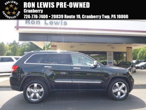 Black Forest Green Pearl Jeep Grand Cherokee Limited 4x4.  Click to enlarge.