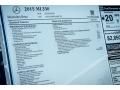  2015 Mercedes-Benz ML 350 Window Sticker #11