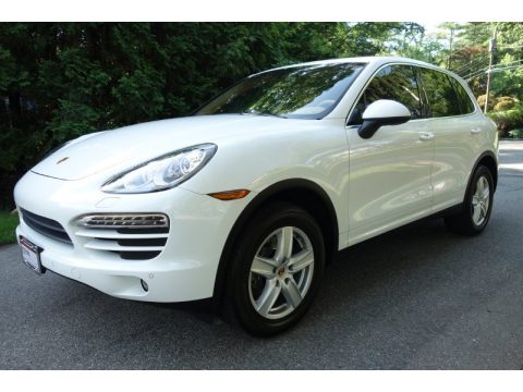White Porsche Cayenne . Click to enlarge. White Porsche Cayenne . Click to enlarge.