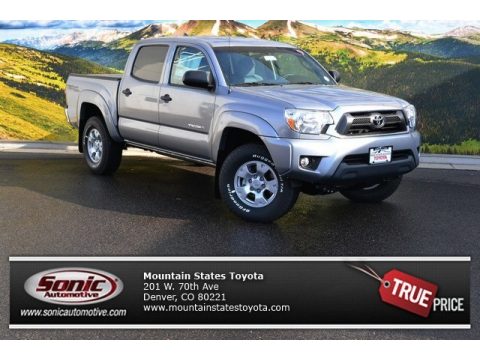 Silver Sky Metallic Toyota Tacoma V6 Double Cab 4x4.  Click to enlarge.