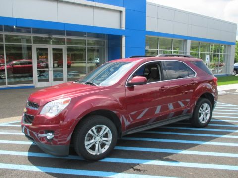 Cardinal Red Metallic Chevrolet Equinox LT AWD.  Click to enlarge.