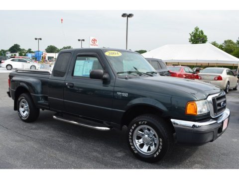 Dark Green Metallic Ford Ranger XLT SuperCab.  Click to enlarge.