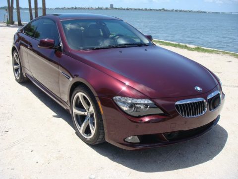 Barbera Red Metallic BMW 6 Series 650i Coupe.  Click to enlarge.