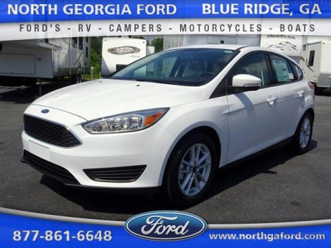 Oxford White Ford Focus SE Hatchback.  Click to enlarge.