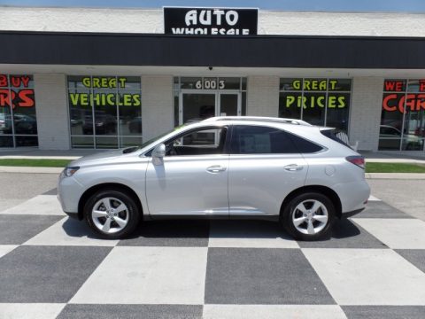 Silver Lining Metallic Lexus RX 350 AWD.  Click to enlarge.