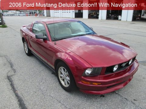 Redfire Metallic Ford Mustang V6 Premium Coupe.  Click to enlarge.