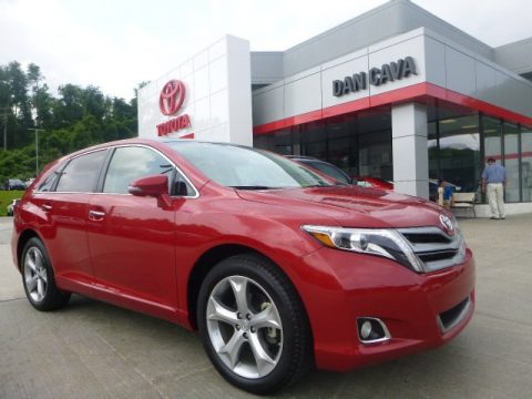 Barcelona Red Metallic Toyota Venza XLE AWD.  Click to enlarge.