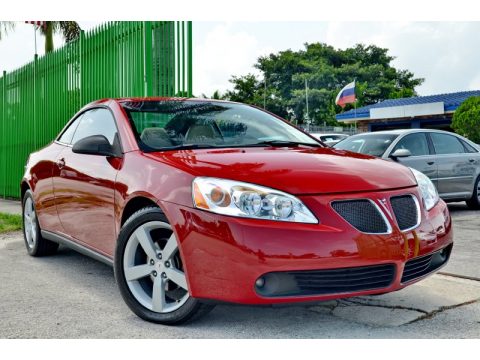 Crimson Red Pontiac G6 GT Convertible.  Click to enlarge.