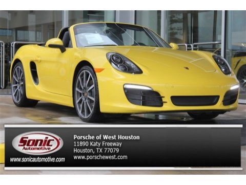 Racing Yellow Porsche Boxster S.  Click to enlarge.
