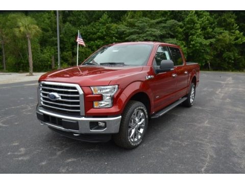 Ruby Red Metallic Ford F150 XLT SuperCrew 4x4.  Click to enlarge.
