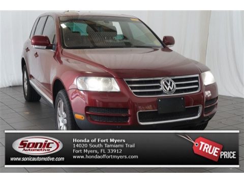 Colorado Red Metallic Volkswagen Touareg V8.  Click to enlarge.