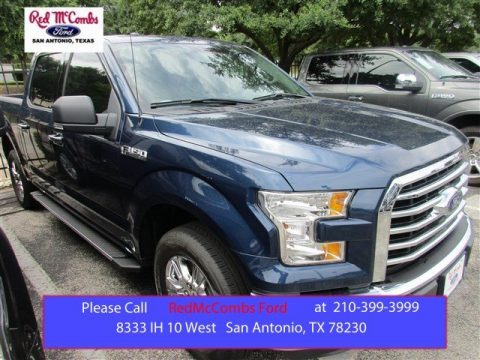 Blue Jeans Metallic Ford F150 XLT SuperCrew.  Click to enlarge.
