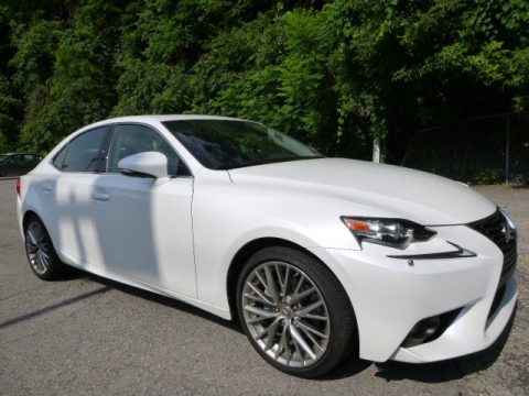 Ultra White Lexus IS 250 AWD.  Click to enlarge.