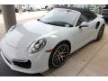 Front 3/4 View of 2015 Porsche 911 Turbo Cabriolet #10