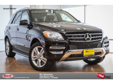 Black Mercedes-Benz ML 350.  Click to enlarge.