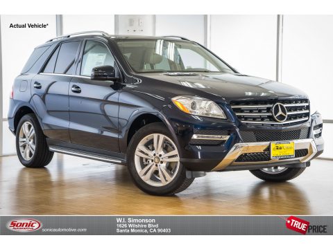 Lunar Blue Metallic Mercedes-Benz ML 350.  Click to enlarge.