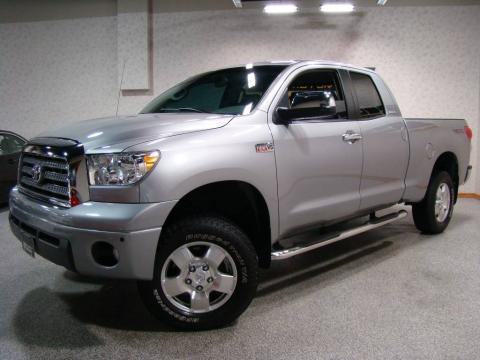 Silver Sky Metallic Toyota Tundra Limited Double Cab 4x4.  Click to enlarge.