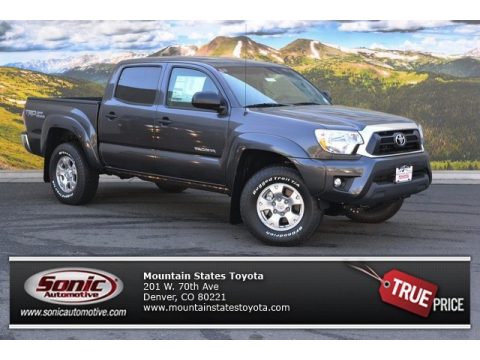Magnetic Gray Metallic Toyota Tacoma V6 Double Cab 4x4. Click to enlarge. Magnetic Gray Metallic Toyota Tacoma V6 Double Cab 4x4. Click to enlarge.