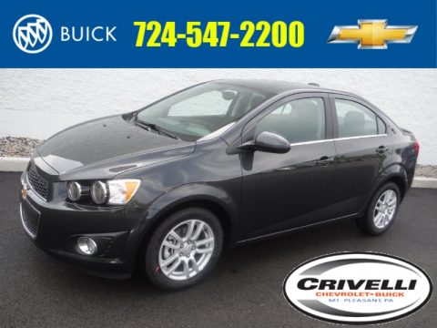 Ashen Gray Metallic Chevrolet Sonic LT Sedan.  Click to enlarge.