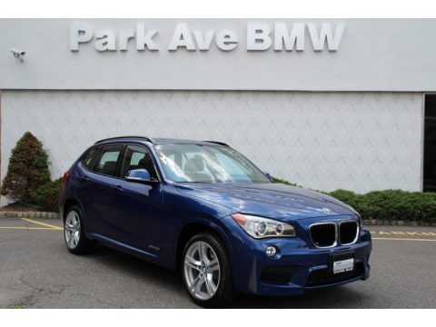 Le Mans Blue Metallic BMW X1 xDrive28i.  Click to enlarge.